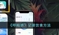 《呼啦鸽》攻略——记录饮食方法