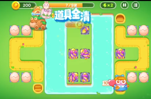 《保卫萝卜4》绿野奇缘34关怎么过